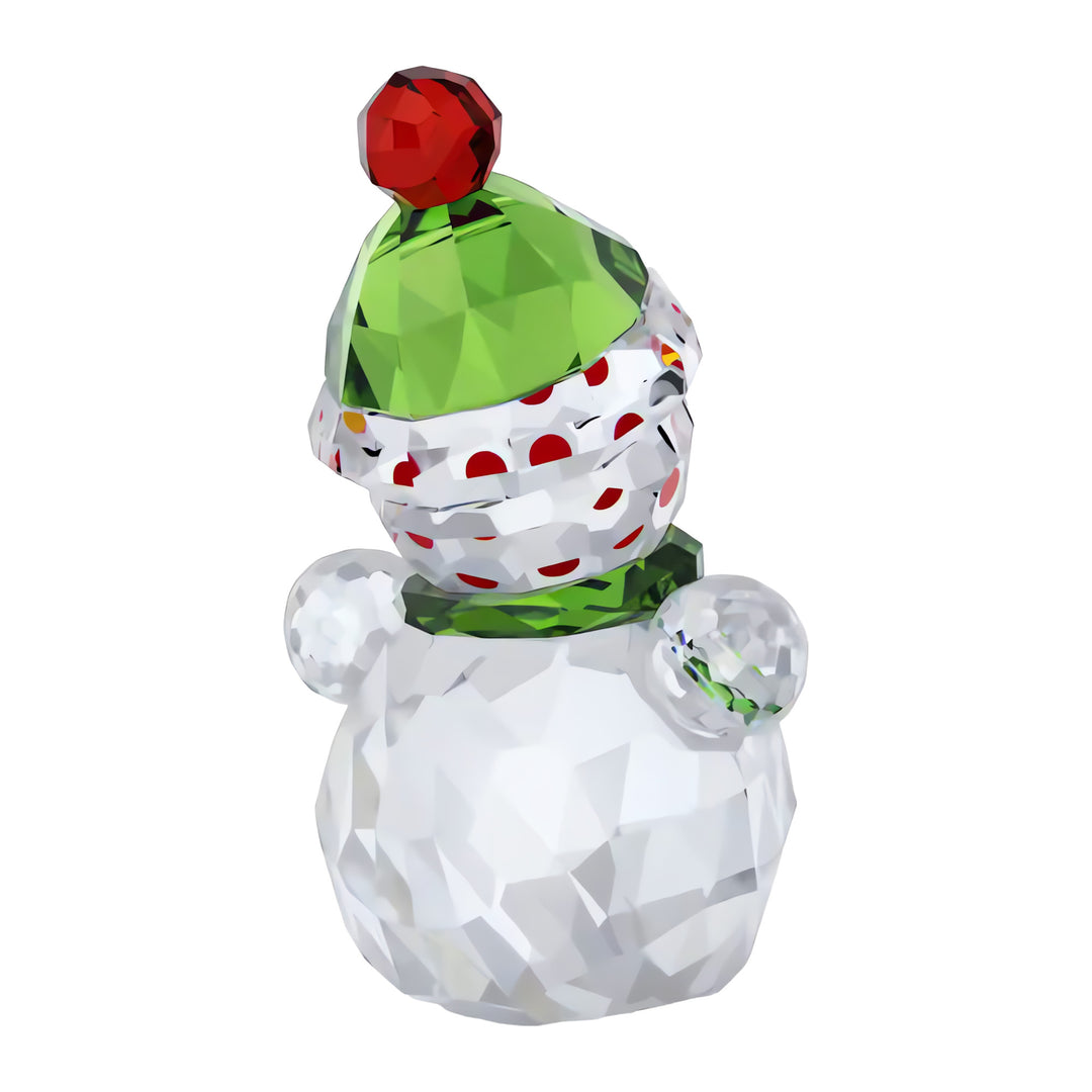 Niche Jewellery Swarovski Crystal Holiday Cheers Rocking Snowman detail