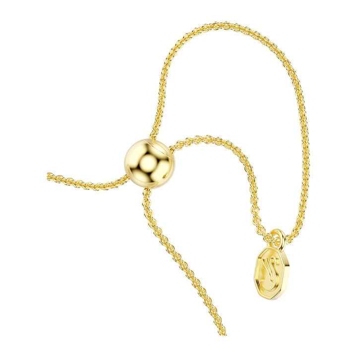 Niche Jewellery Swarovski Mesmera Bracelet Mixed Cuts - White with 18k Gold Finish detail