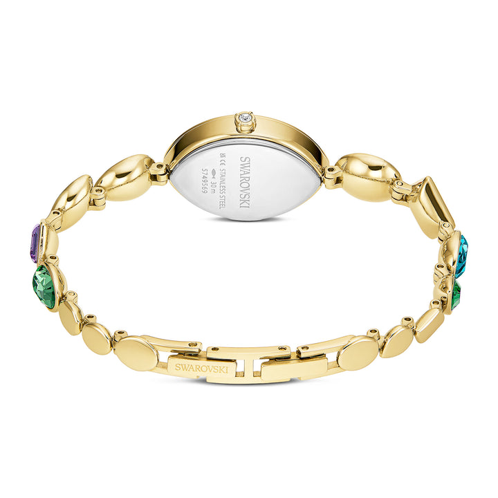 Niche Jewellery Swarovski Gema Watch Crystal Bracelet Gold Tone with Gold Tone Finish detail
