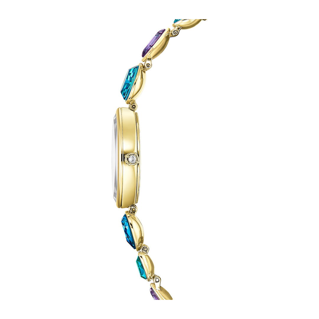 Niche Jewellery Swarovski Gema Watch Crystal Bracelet Gold Tone with Gold Tone Finish detail