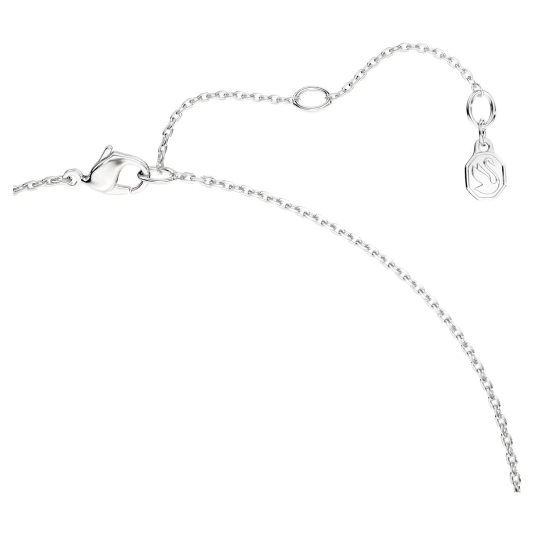 Swarovski Classica Pendant Round Cut Interlocking - White Sterling Silver