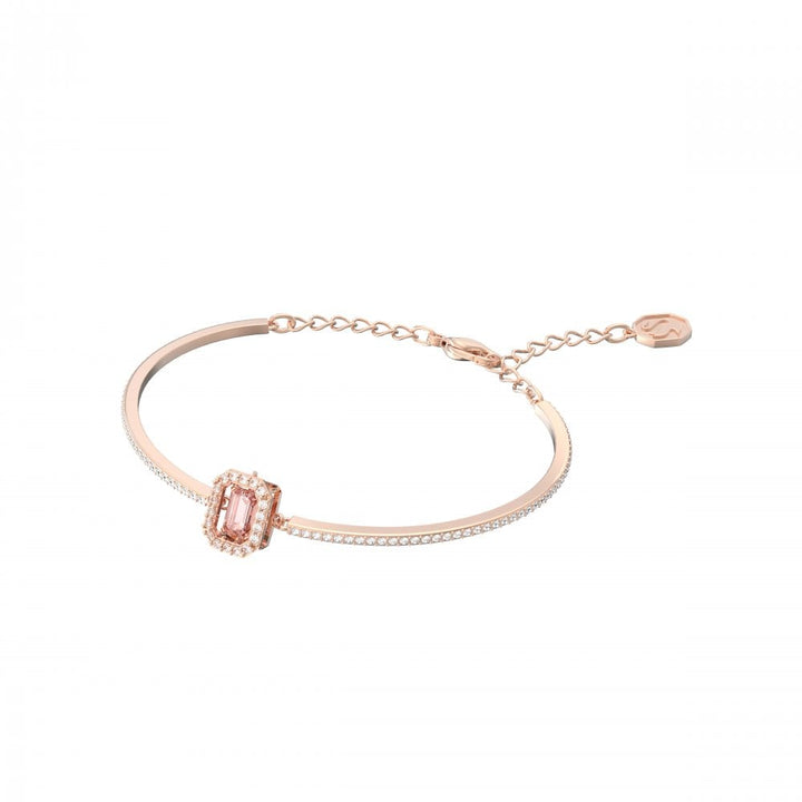 Swarovski Millenia Octagon Bangle - Pink with Rose Gold Plating 5620555