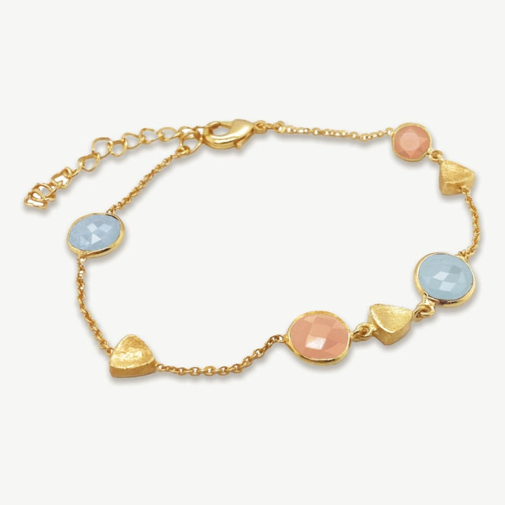 Sarah Alexander Tahiti Sunset Gemstone Charm Bracelet