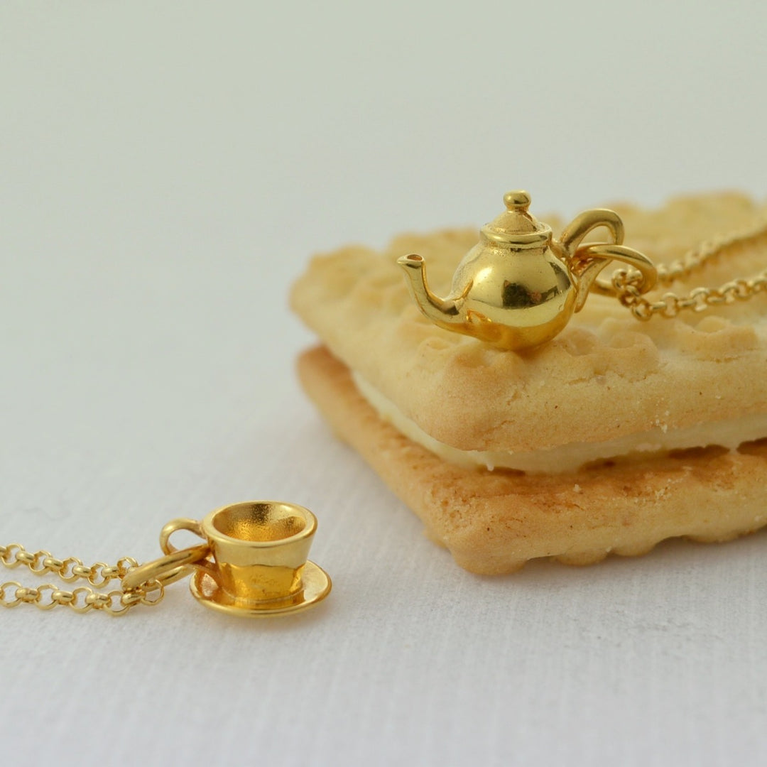 Lily Charmed Teapot Charm Gold - item number CGTP