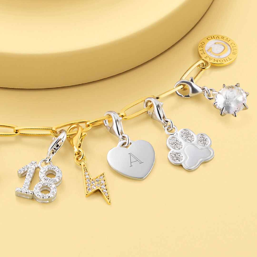 Thomas Sabo Charm Pendant "Paw" 1339-051-14