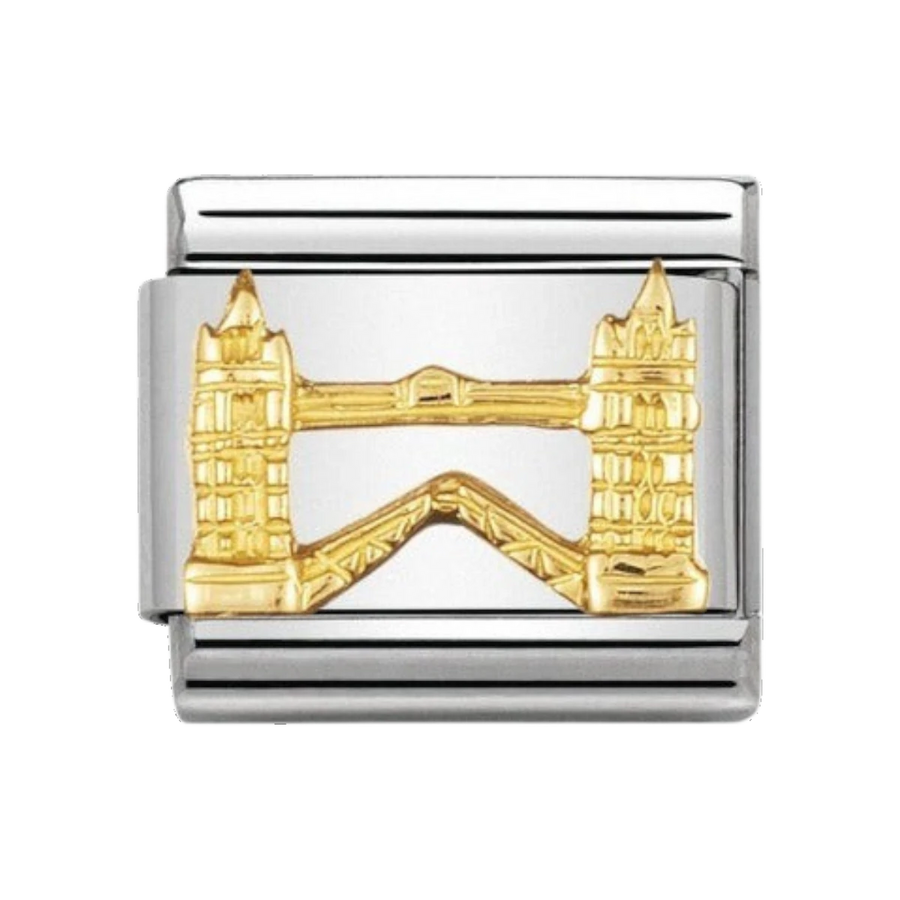 Nomination Classic Gold Monuments Tower Bridge Charm 030144_04