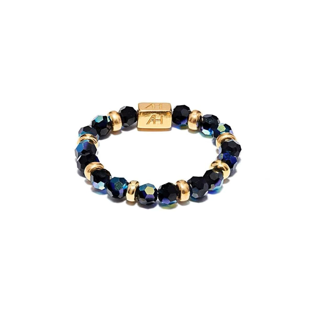 Annie Haak Mini Blisski Gold Ring - Black - R0491