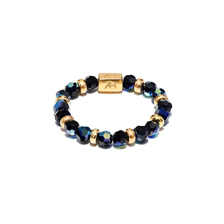 Annie Haak Mini Blisski Gold Ring - Black - R0491