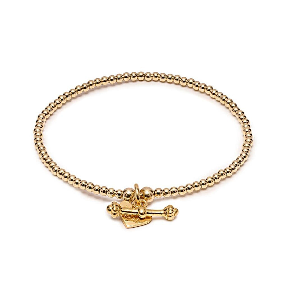 Niche Jewellery Annie Haak Santeenie T-Bar Gold Filled Charm Bracelet detail