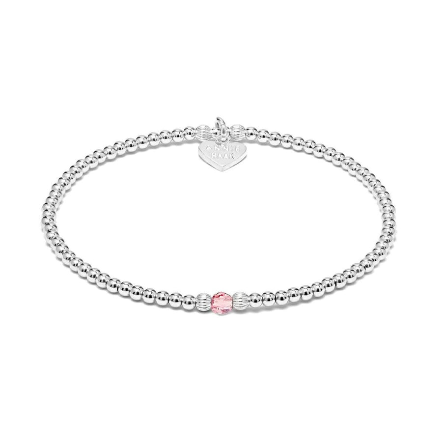 Annie Haak Aster Silver Bracelet - Rose - B2719-17