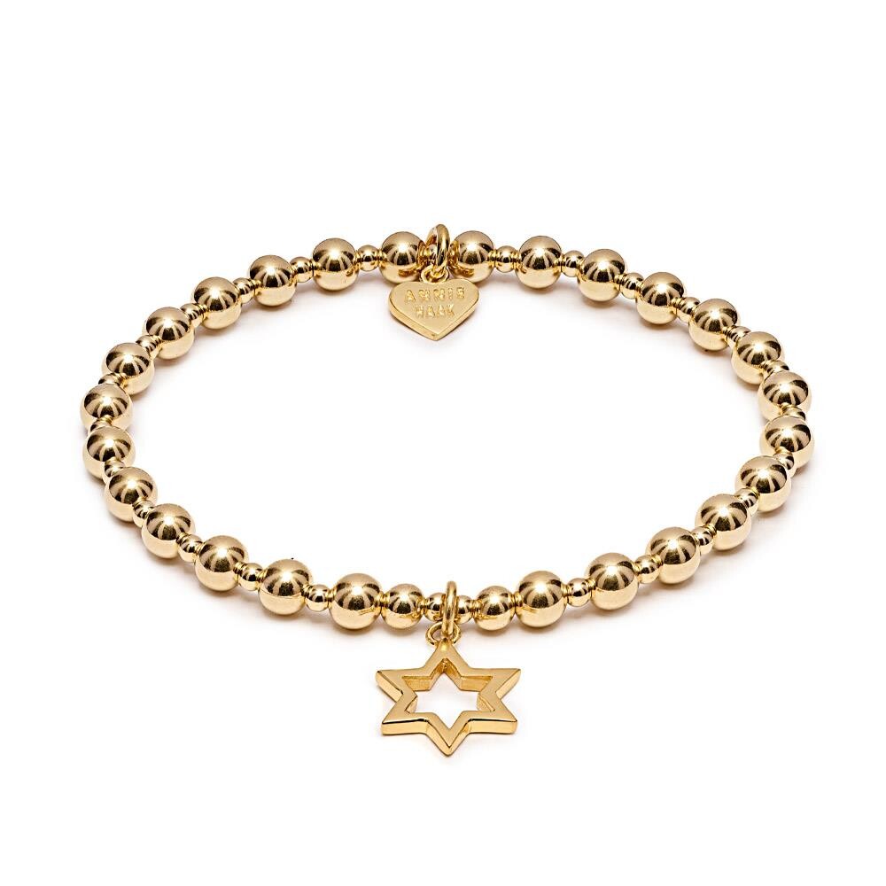 Niche Jewellery Annie Haak Amiya Star Gold Filled Charm Bracelet detail
