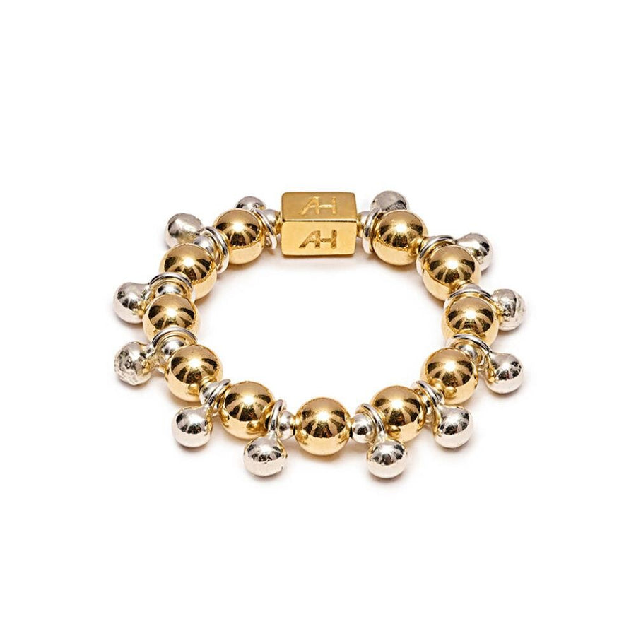 Niche Jewellery Annie Haak Aura Silver and Gold Filled Ring detail