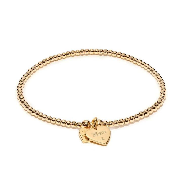 Annie Haak Santeenie Gold Charm Bracelet - Flower and Mum - B2735-17