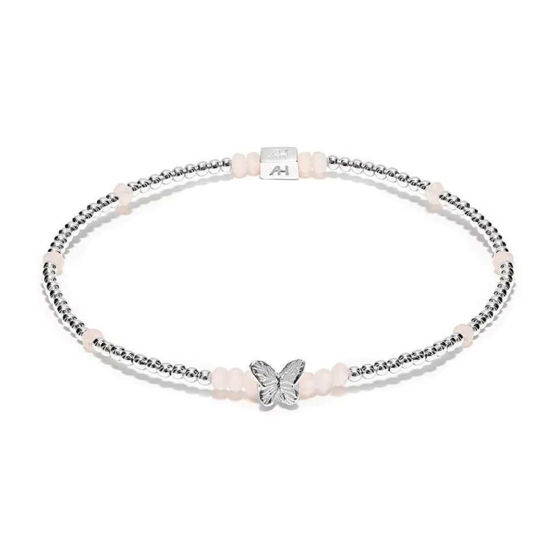 Annie Haak Sweet Pea Silver Bracelet - Butterfly Charm - B2711-17