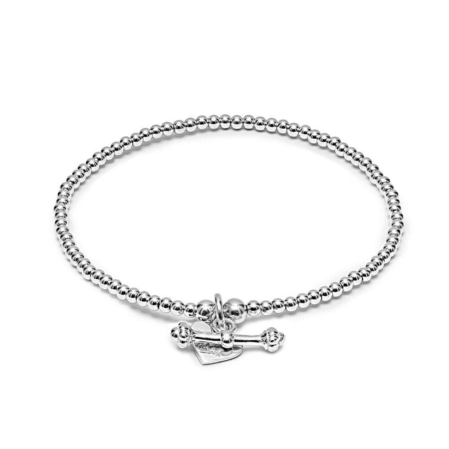 Niche Jewellery Annie Haak Santeenie T-Bar Silver Charm Bracelet detail