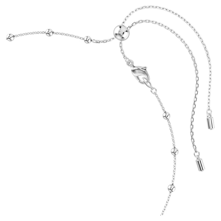 Swarovski Una Angelic Pendant Round Cut Double Sided Motifs - White with Rhodium Plating - 5733116