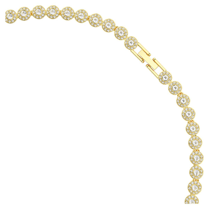 Swarovski Una Angelic Set Round Cut - White with Gold Tone Plating - 5720506