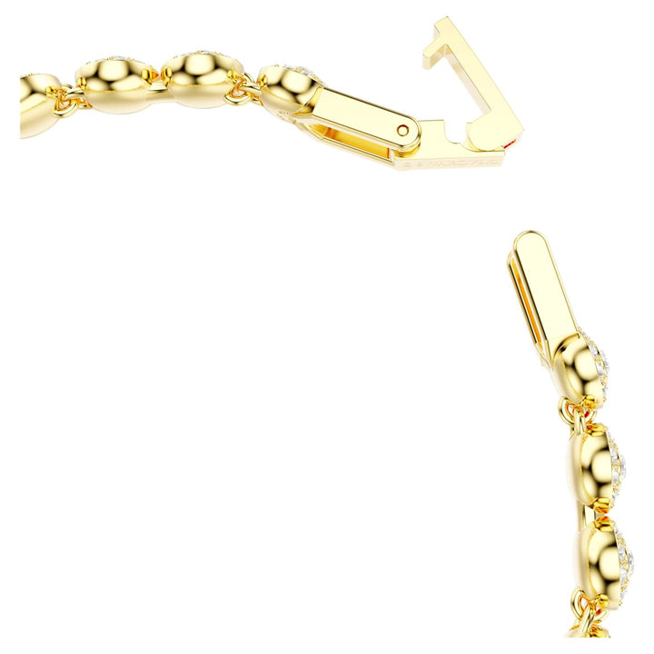 Swarovski Una Angelic Set Round Cut - White with Gold Tone Plating - 5720506