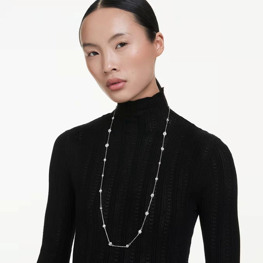 Swarovski Una Angelic Strandage Round Cut - White with Rhodium Plating - 5733197