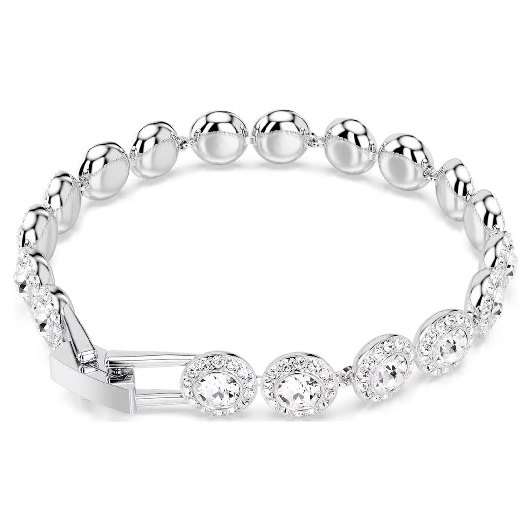 Swarovski Round Cut Una Bracelet - White with Rhodium Plating 5682279