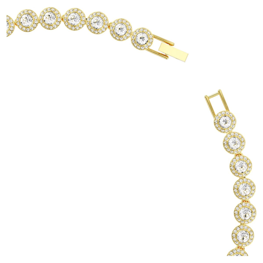 Swarovski Una Angelic Tennis Necklace - White with Gold Tone Plating 5720505