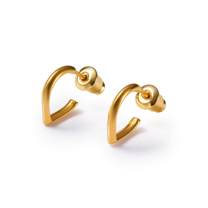 Katie Loxton Elsi Waterproof Gold Huggie Hoop Earrings