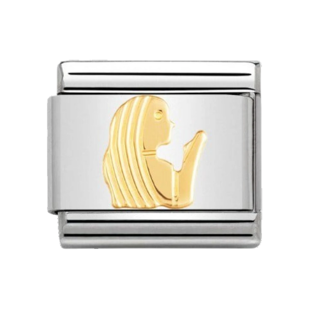 Nomination Classic Virgo Charm - 18k Gold - 030104/06