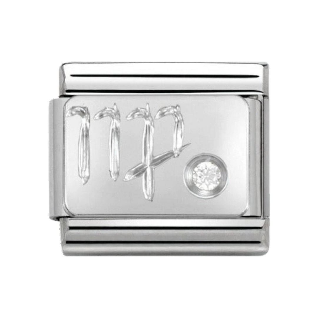 Nomination Silver and Zirconia Classic Virgo Charm - 330302/06