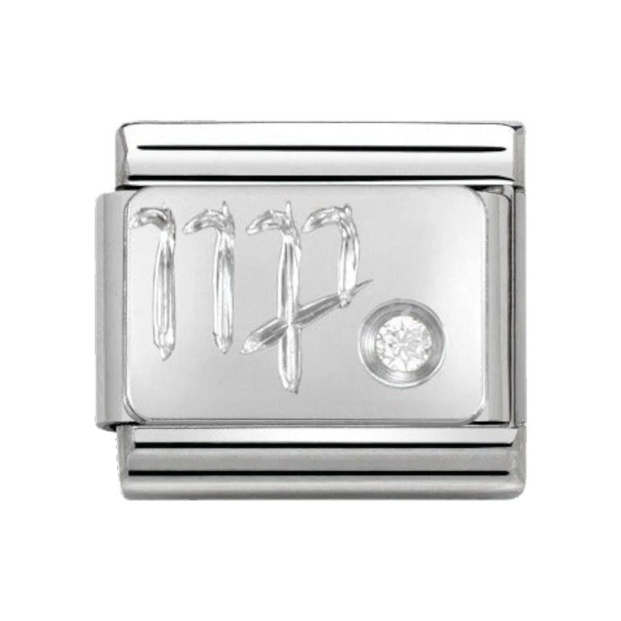 Nomination Silver and Zirconia Classic Virgo Charm - 330302/06