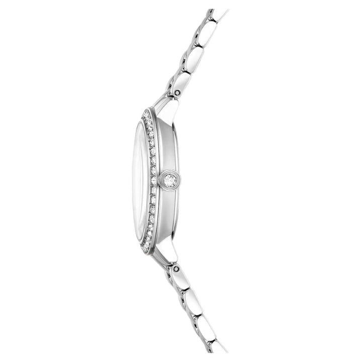 Swarovski Watch Swiss Made Metal Bracelet - Silver Tone Stainless Steel