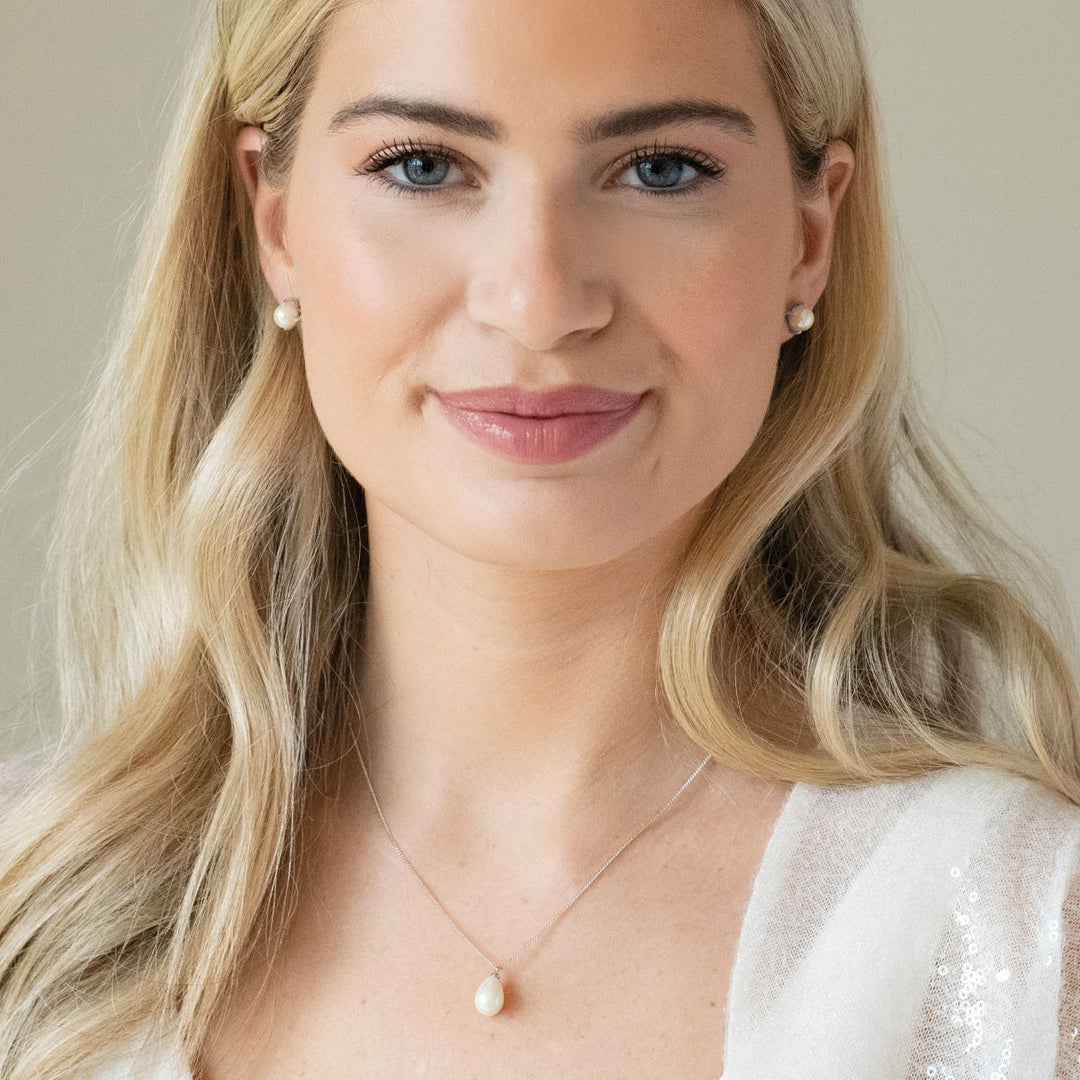 Ivory & Co Westbury Pearl Drop Necklace - westburynecklace