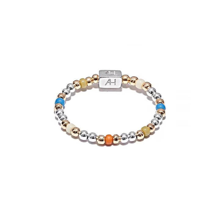 Annie Haak Willow Silver and Gold Plated Ring - Multi Coloured