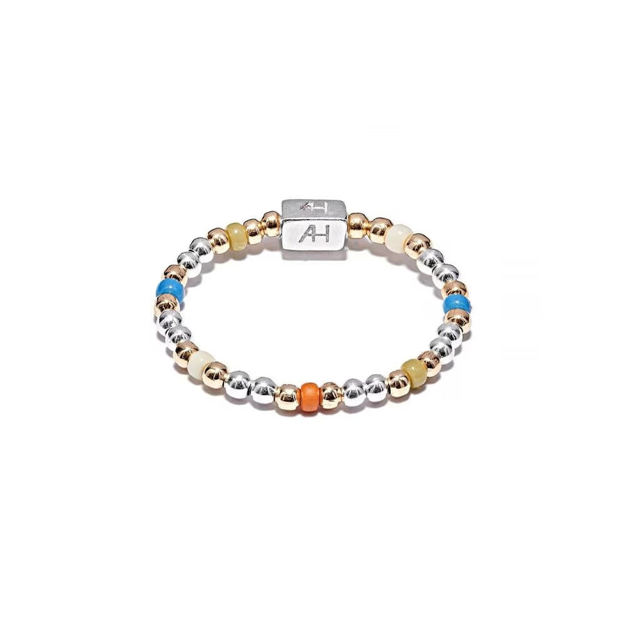 Annie Haak Willow Silver and Gold Plated Ring - Multi Coloured