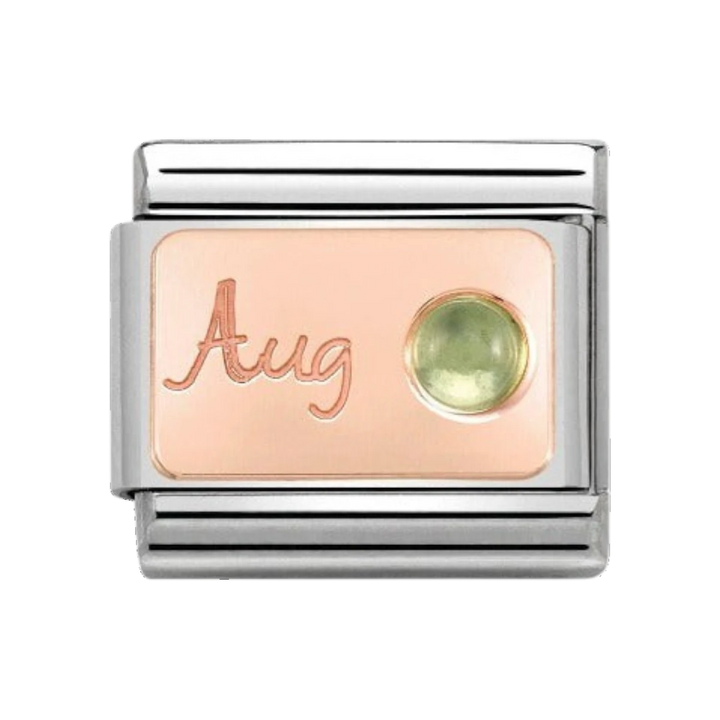 Nomination Rose Gold Classic August Birthstone Charm - 430508/08