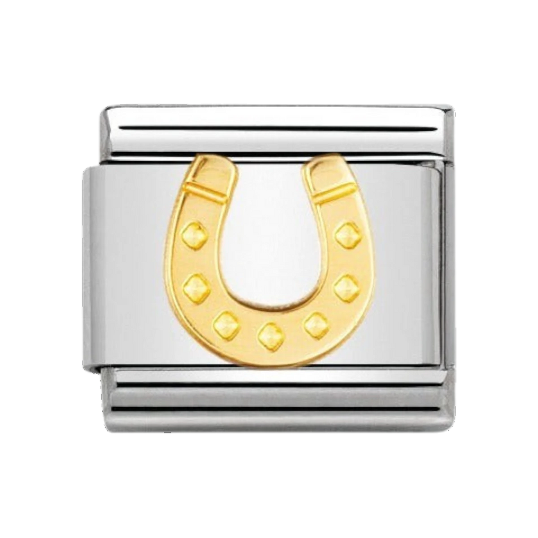 Nomination Classic Horseshoe Charm - 18k Gold - 030115/11