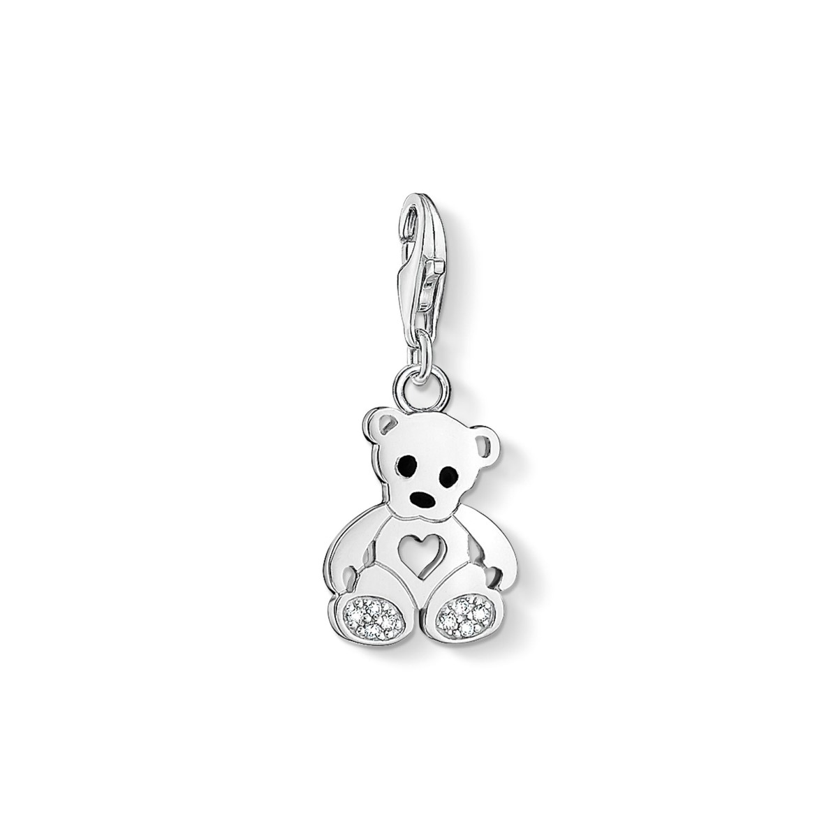 Photos - Other Jewellery Thomas Sabo Charm Pendant - Teddy Bear with Heart 