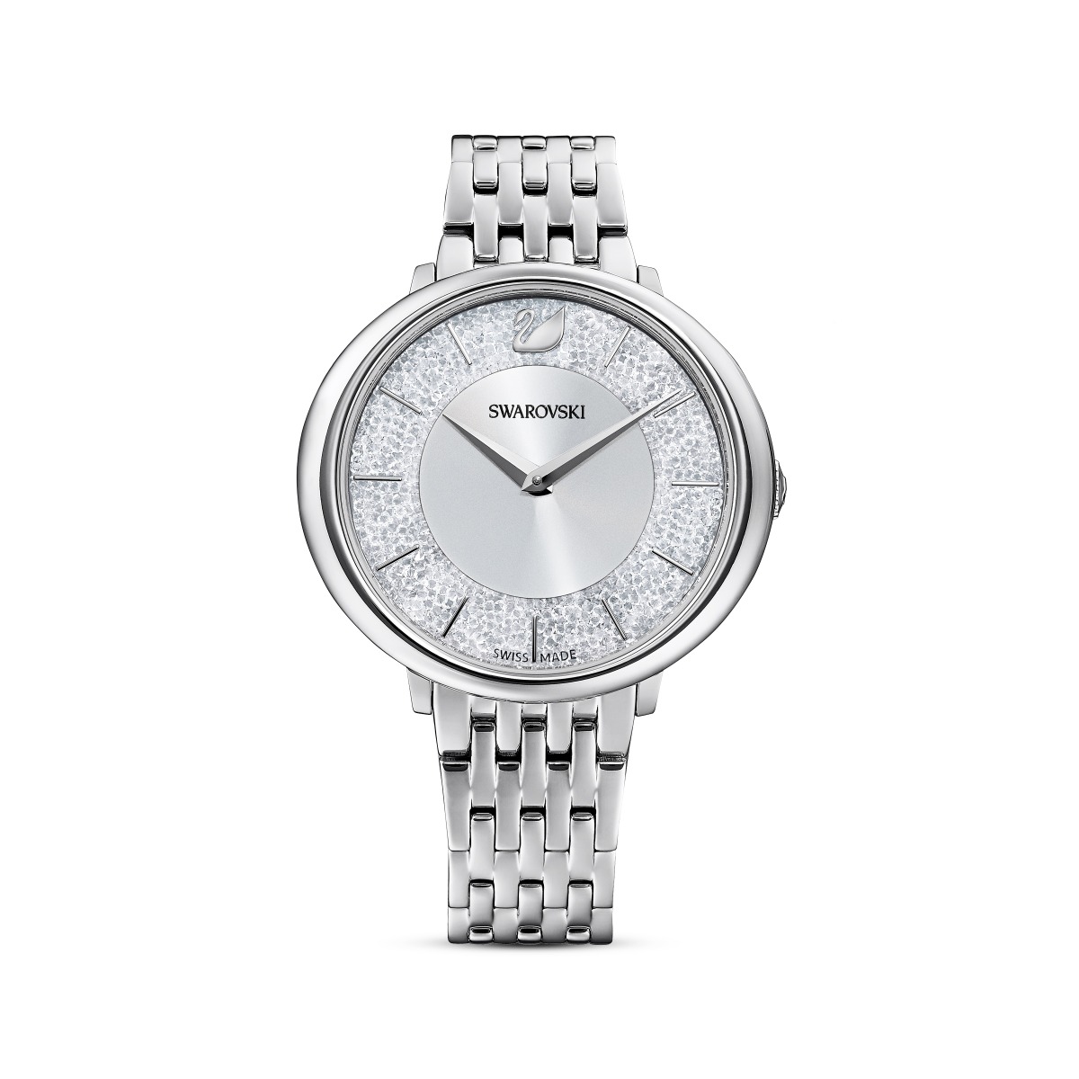 Photos - Wrist Watch Swarovski Crystalline Chic Watch - Silver Tone 