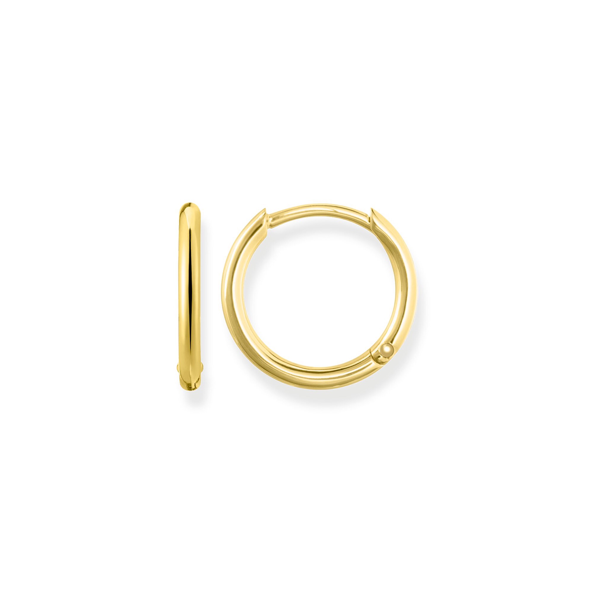 Thomas Sabo Classic Small Hoop Earrings - Yellow Gold CR608-413-12