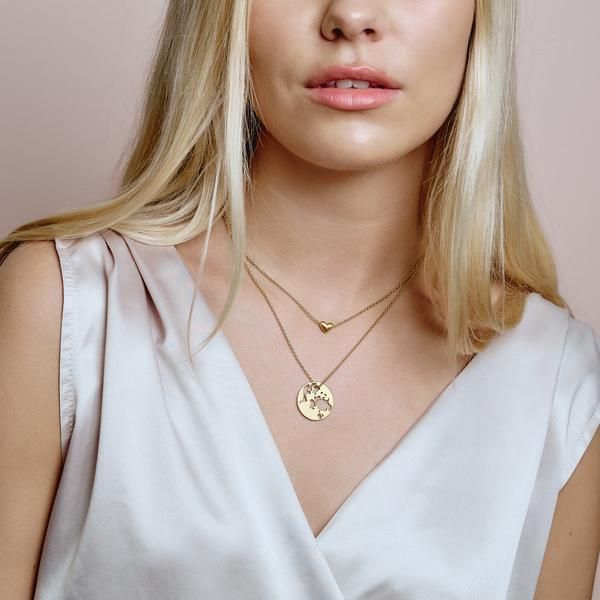 Buy byBiehl Beautiful World Gold Necklace Online in UK