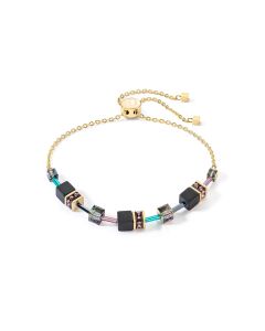 Coeur De Lion GeoCUBE Chain Bracelet - Black Multicolour