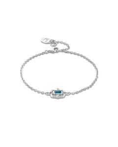 Clogau Enchanted Gateways Silver and Swiss Blue Topaz Bracelet - 3SEGW0732