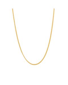 IX Curb Medi Chain Necklace - Gold DMM0070GD45