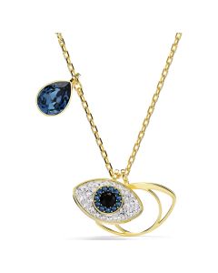 Swarovski Symbolica Evil Eye Pendant - Blue with Gold Tone Plating 5692178