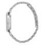 Olivia Burton Floral T-Bar White and Silver Bracelet Watch