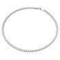 Swarovski Matrix Tennis Necklace - White with Rhodium Plating 5661257