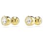 Swarovski Imber Stud Earrings - White with Gold Tone Plating 5681552