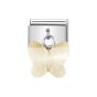 Nomination Classic Crystal Butterflies Charm - Champagne - 030604_21