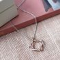 Kit Heath Entwine Alicia Small Rose Gold Necklace 90018RRP