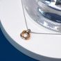 Kit Heath Bevel Cirque Trilogy Small Gold and Rose Gold Necklace 9168GRG