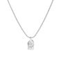 Annie Haak Engraved Rose Pendant Silver Necklace